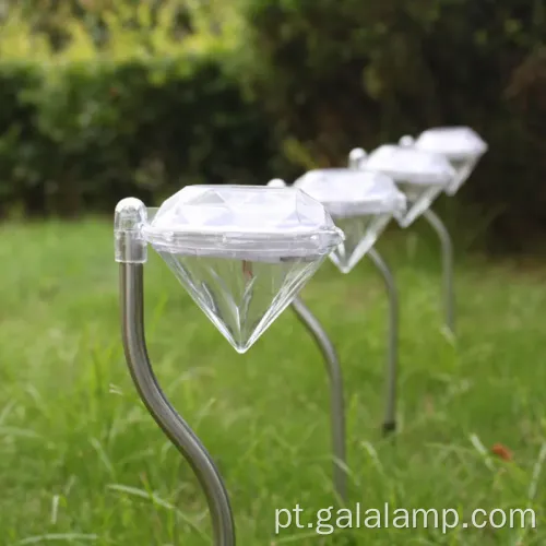 Luzes de jardim LED à prova d'água movidas a solares vibrantes